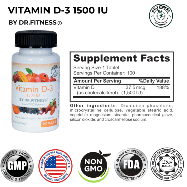 Vitamin D-3 -1500 IU