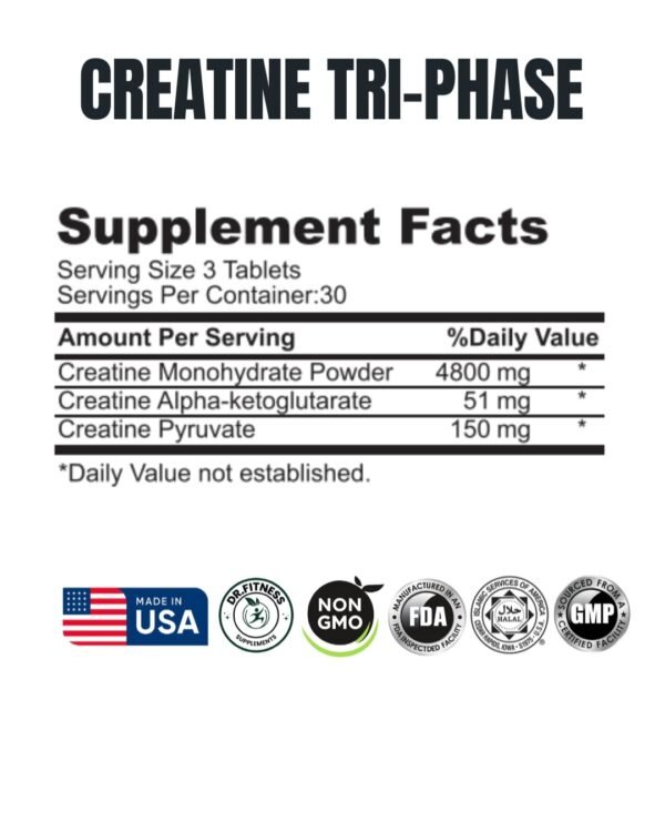 Creatine Tri-Phase 90 Tablet