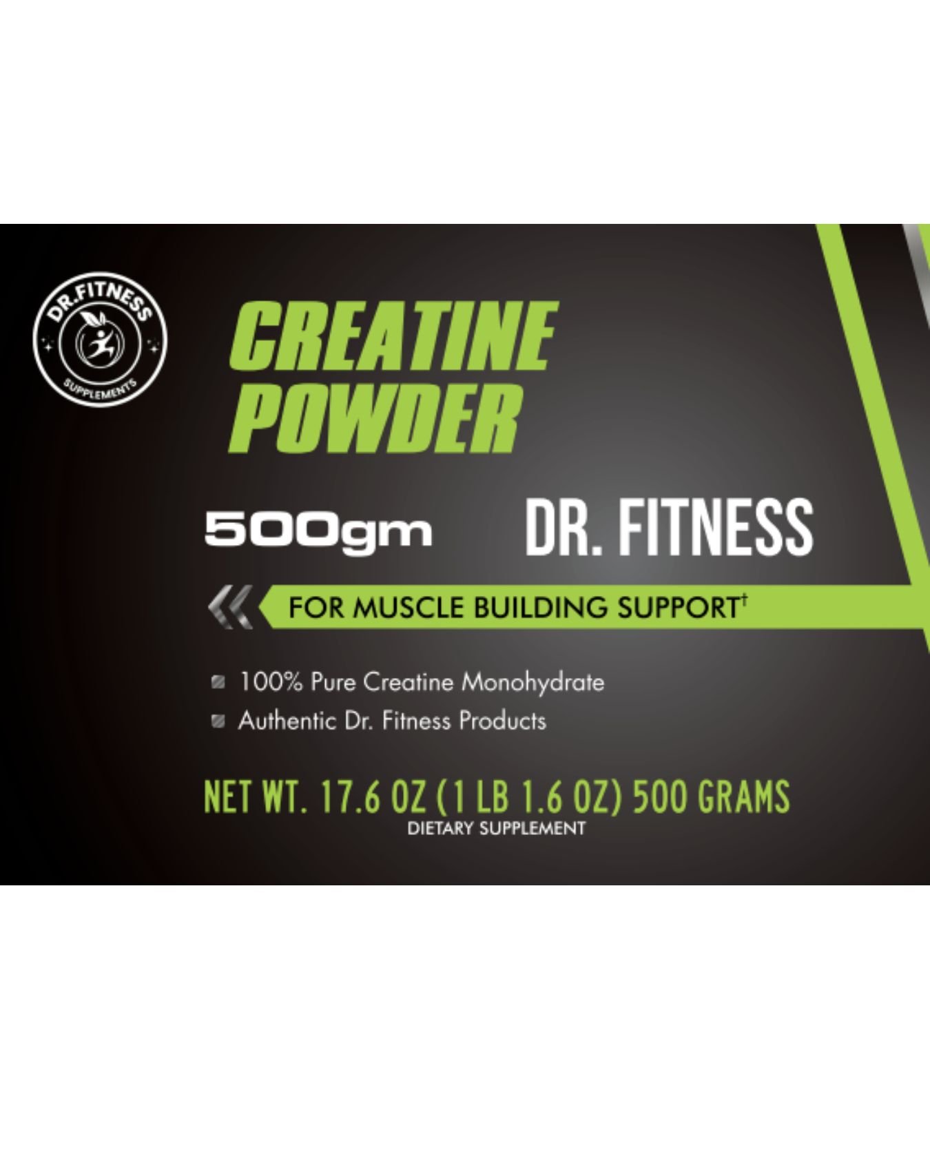DR.FITNESS Creatine Monohydrate Powder 500GM