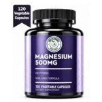 Magnesium 120 Vegetable Capsule -500mg - Minerals